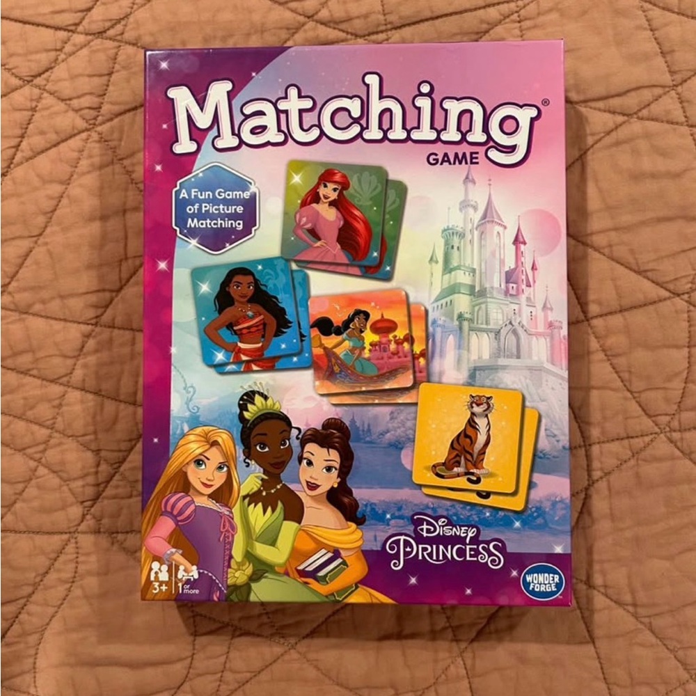 Disney Princess Matching Game - Purple and Pink